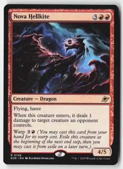MTG - Nova Hellkite R Edge of Eternities 148 LP-NM - Image 1