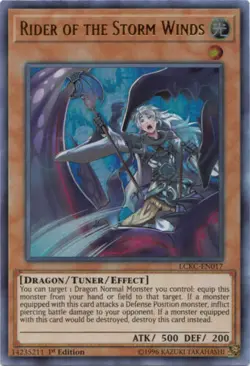 Rider of the Storm Winds - LCKC-EN017 - Ultra Rare - 1st Edition - Yugioh - Image 1