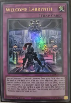 YuGiOh Welcome Labrynth Ultra Rare 1st Edition TAMA-EN023 - Image 1