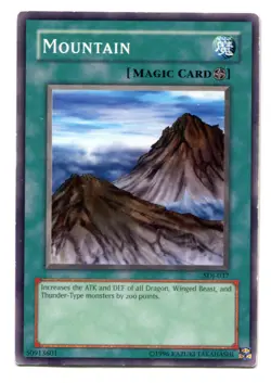 Yu-Gi-Oh! Mountain Common englisch Berg SDJ-E037 - Image 1