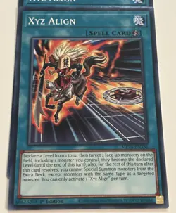YUGIOH MP24-EN336 Xyz Align Common 1st Edition NM - Image 1