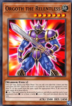 Orgoth the Relentless BLC1-EN016 Ultra Rare NM yugioh GOLD/SILVER - Image 1