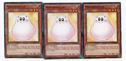 Yu-Gi-Oh! Marshmallon Common Playset (3 Stuck) Set 248 - Image 1