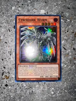 Yugioh TCG Cyberdark Wurm ALIN-EN027 Ultra Rare 1st Edition NA NM-M - Image 3