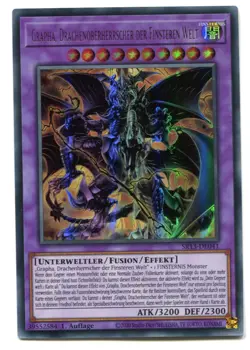 Yu-GI-OH Grapha Drachenoberherrschen der Finsteren WElt Ultra Rare SR13-DE041 - Image 1