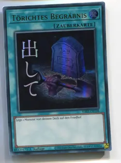 Yu-Gi-Oh! Torichtes Begrabnis Stamped Art Ultra Rare RA05-DE138 - Image 1