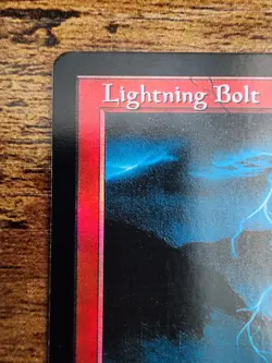 MTG Lightning Bolt ⭐1998 JUDGE PROMO⭐ Foil ⭐NM 12 REAL HQ PICS!⭐ Vintage Magic - Image 4