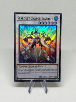 Stardust Charge Warrior ES01-AE027 Super Rare AE NM YuGiOh Card - Image 1