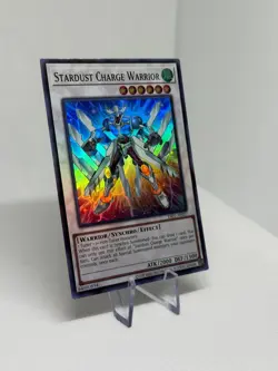 Stardust Charge Warrior ES01-AE027 Super Rare AE NM YuGiOh Card - Image 2