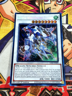 Crystal Wing Synchro Dragon ra02-en029 (NM+) Secret Rare Yu-Gi-Oh! - Image 1