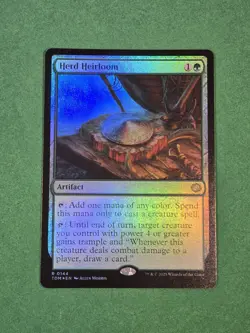 Magic The Gathering Herd Heirloom Foil - 0144 - MTG - Tarkir: Dragonstorm - Image 2