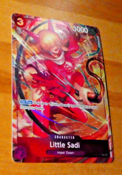 ONE PIECE ENGLISH CARD HOLO GAME CARTE Little Sadi OP02-073 ALT EN ** - Image 1