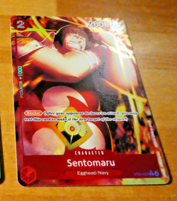 ONE PIECE ENGLISH CARD GAME HOLO CARTE Sentomaru ST21-007 ALT EN MINT - Image 1