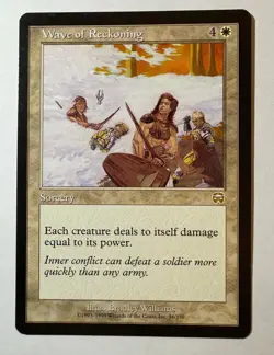 MTG Wave of Reckoning - Mercadian Masques - NM - Image 1