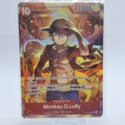 Monkey D. Luffy (Treasure Booster Set) ST10-006 One Piece Promo Card Foil NM - Image 2