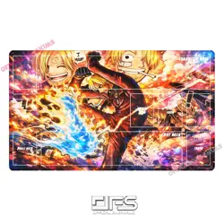 One Piece Card Game OPCG TCG Play mat SANJI MANGA OP06-119 card pad mouse - Image 1