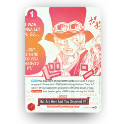 One Piece TCG But Ace Here Said You Deserve It OP13-019 3rd Anniversary Holo EN - Image 1