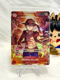 SEALED✅ One Piece TCG Monkey D Luffy ST10-006 SR Treasure Booster Set Promo M/NM - Image 1