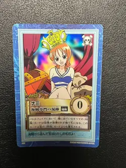 Nami ONE PIECE Carddass Hyper Battle 1999 S05 Holo Rare TCG Bandai Vintage Rare - Image 1