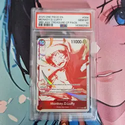 Monkey D Luffy PSA 10 ST10 006 3RD Anniversary English One Piece Card - Image 2
