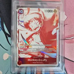 Monkey D Luffy PSA 10 ST10 006 3RD Anniversary English One Piece Card - Image 3
