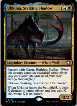 Magic the Gathering HP Ukkima Stalking Shadow Outlaws Thunder Junction Commander - Image 1