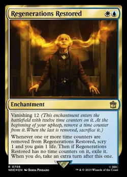 Regenerations Restored: MtG Magic the Gathering Commander Doctor Who SURGE FOIL - Image 1