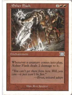 AEther Flash MP* 6th Sixth Edition ENGLISH 163/350 mtg -UnltdCards - Image 1