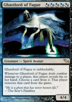 Ghastlord of Fugue Magic mtg Light Play, English Shadowmoor x1 - Image 1