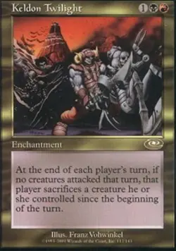 Keldon Twilight - Foil Magic mtg Heavy Play, English Planeshift x1 - Image 1