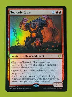 FOIL Tectonic Giant x1 Theros: Beyond Death 1x Magic the Gathering MTG - Image 1