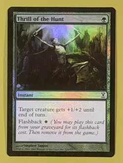 FOIL Thrill of the Hunt x1 Time Spiral 1x Magic the Gathering MTG - Image 1