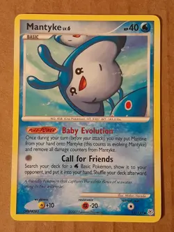 Pokemon Mantyke 55/130 Diamond & Pearl NM See Pictures - Image 1