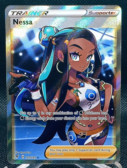 Nessa 183/185 Ultra Rare Vivid Voltage Pokemon TCG NM - Image 1