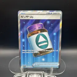 Pokemon N's PP Up Trainer Full Art Foil Rare Card 262/217 ASC - Image 2