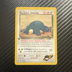 Wizards of the Coast Rocket's Snorlax 33/132 Team Rocket Rare Regular EN 90HP - Image 1