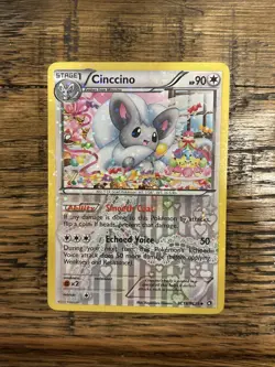 Cinccino RC19/RC25 Holo Raw Pokemon Legendary Treasures Radiant Collections Card - Image 1