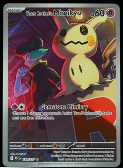 Team Rocket's Mimikyu #238/217 Ascended Heroes NM/M Pokemon Card - Image 1