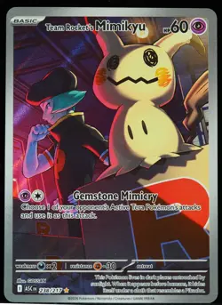 Team Rocket's Mimikyu #238/217 Ascended Heroes NM/M Pokemon Card - Image 4