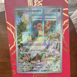 Pokemon Charmander 044 Scarlet & Violet Promo Full Art Holo 60 HP Card - Image 1