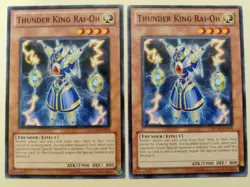 2x Thunder King Rai-Oh LCGX-EN203/RYMP-EN074 Common Unlimited LP - Image 1