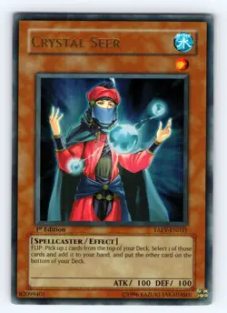 Yugioh Crystal Seer TAEV-EN031 Ultra Rare - VLP-NM 💎 - Image 1