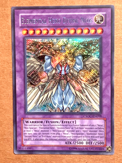 yugioh Elemental Hero Divine Neos CSOC-EN098 Secret Rare Unl Edition near mint - Image 1