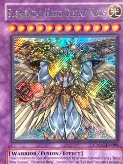 yugioh Elemental Hero Divine Neos CSOC-EN098 Secret Rare Unl Edition near mint - Image 2