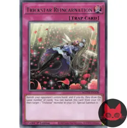 Yugioh Trickstar Reincarnation MZTM-EN108 Rare 1st Edition NM - Image 1