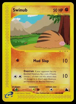 Pokemon Card - Swinub Skyridge 108/144 Common - Image 1