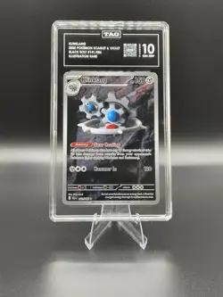 Pokemon TCG Klinklang 141/086 Black Bolt Holo Illustration Rare Card - Image 1
