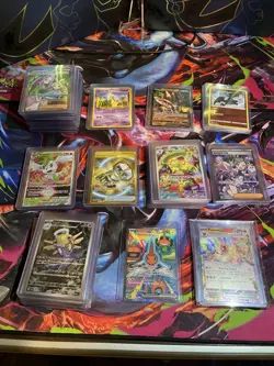 90 Card Pokemon Singles Lot (Illustration Rare, Full Arts, Vintage, Celebration) - Image 1