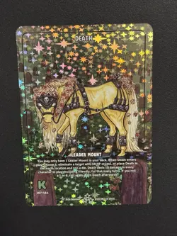 Dead World TCG Death 207/184 SR Borderless Holo Card Kickstarter 2025 3 Star - Image 1