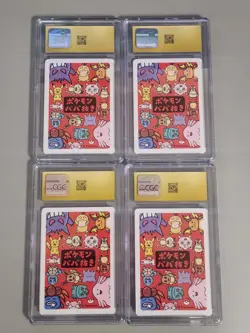 4 CGC Pokemon Poke Ball Playing Cards Old Maid Pristine 10 Look At My Other Auct - Image 2
